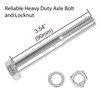 4” V-Groove Slide Gate Wheel Solid Steel Sliding Wheel Dual