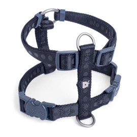 Petface Tonal Dots Dogs Harness, Black, Medium, M