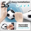 TAILI 2 Pack Black Grab Rails for Bathroom, 31cm Suction