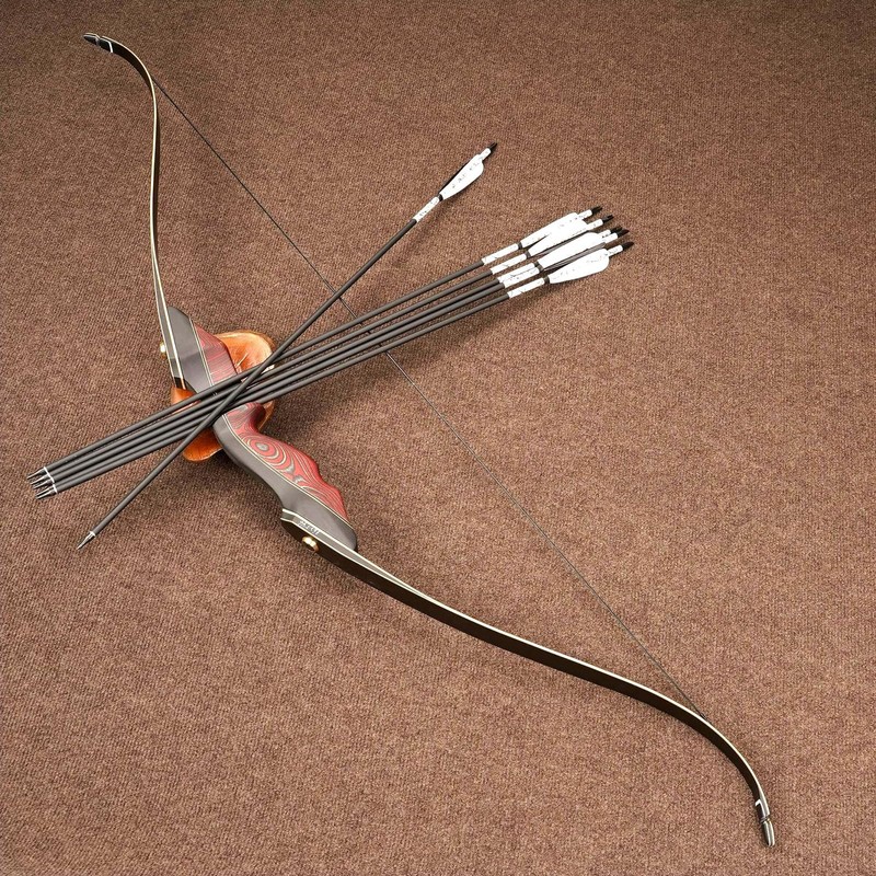 PMZ Recurve Bow and Arrow Set, Newset Professional Aldults Archery