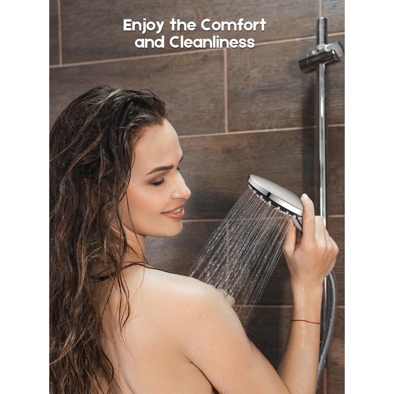 YEAUPE PRO Shower Head, Hand Shower, Shower Head with 6