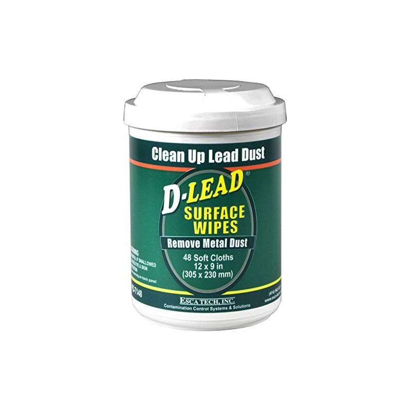 D-Lead Surface Wipes for Lead Paint Dust Cleanup (48 ct.),