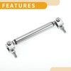 Partuto 2pcs 7.5cm/2.95in Car Splitter Support Rods Adjustable Front Rear