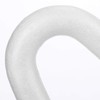 com-four® 2 x Styrofoam Heart for Crafts, Craft Set Made