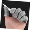 GRIRIW 10Pcs Cut Resistant Finger Cots Durable Thumb Sleeves for
