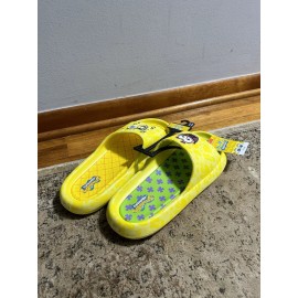 Ground Up Sponge Bob Patrick Mens Slides Sponge Bob Square Pants Yellow Size 13