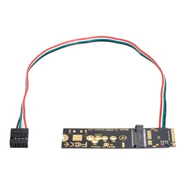 Cablecc Wireless NGFF A/E Key to WiFi Card M.2 NGFF Key-to-M NVME SSD Adapter AX200 WiFi 6 Bluetooth 5.1