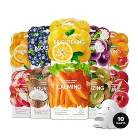 Nature Republic Mascarilla De Gel Frío Juicy Fresh 10 Variedad (No Probado En Animales)                                                               