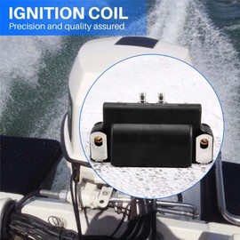 NEWHOW 583740 0583740 Bobina de encendido de cable de doble enchufe compatible con motores Johnson Evinrude OMC 18-5170 183-3740 583298 879614 2hp - 175hp