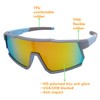 COOLSOME Kids Flexible Polarized Sunglasses with Strap Youth Sport Cycling
