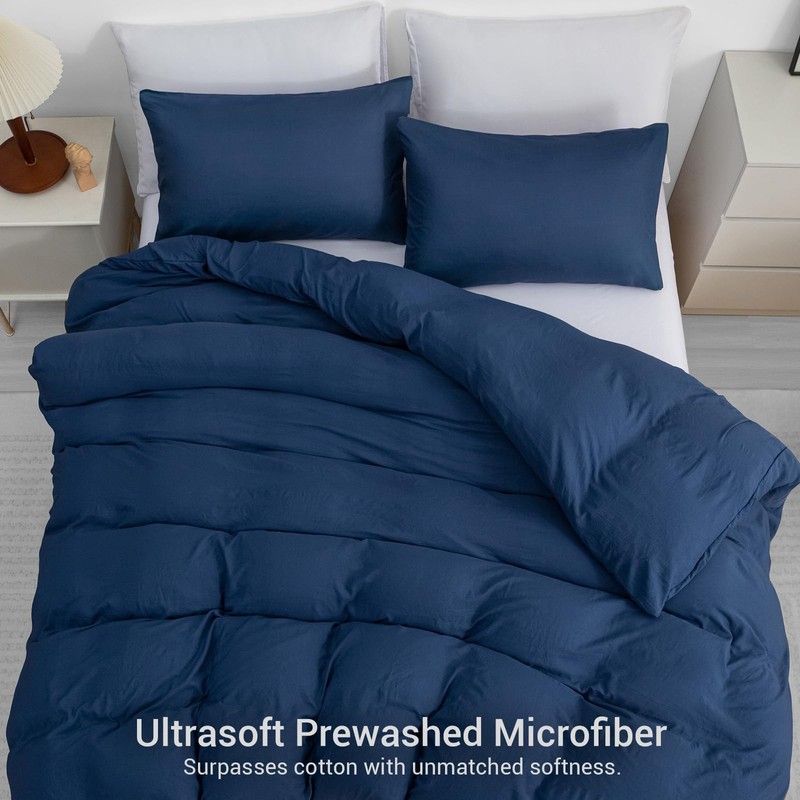 Pamposh Single Duvet Cover Sets - Pre-Washed Microfibre Bedding Sets