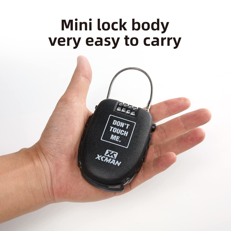 XCMAN Snowboard Lock with 30inch Ski Lock, Ski Locks Cable