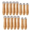 Lyntamy Wood File 15pcs Wooden File Special Handle Burr Free