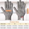 Chuarry 10 Pairs Cut Resistant Gloves Cutting Proof Gloves Level
