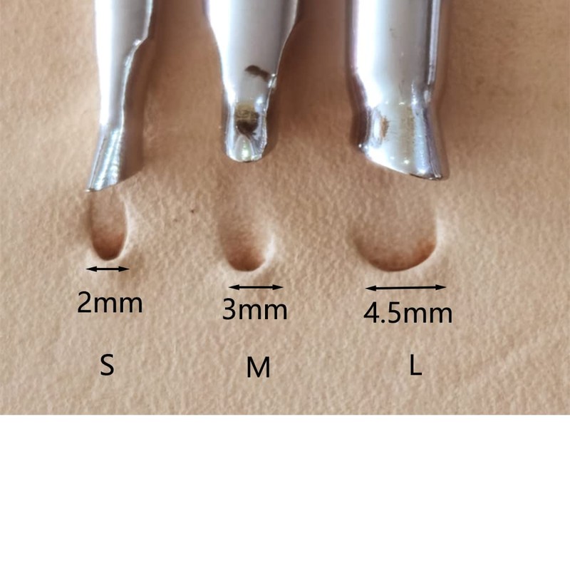 Singring Leather Stamping tools Undercut Beveler Stamps 304 Stainless Steel