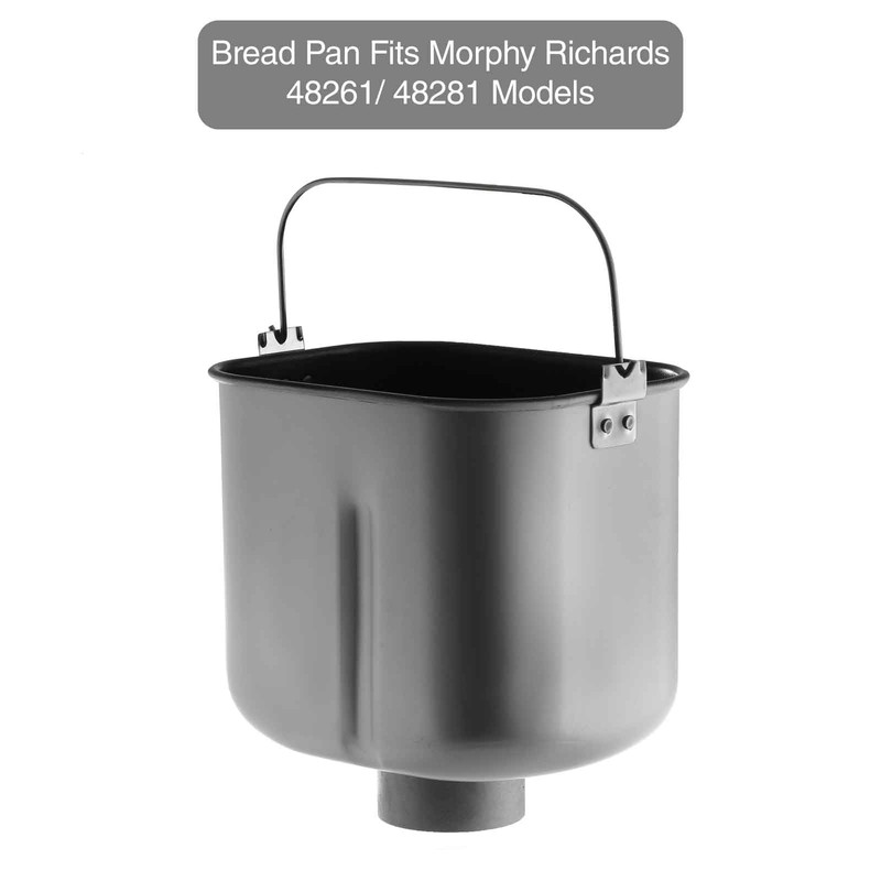 Masterpart Bread Pan Bucket with Handle & Kneading Blade Paddle