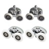 4Pcs Shower Door Rollers Replacement - ShiningUU Plastic 23mm 2
