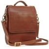 VISCONTI - Women's Leather Crossbody Bag - Medium Briefcase/Work Bag