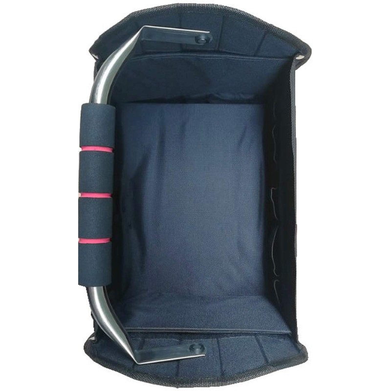 Pink Tote Bag Multi-Purpose Collapsible Wide Mouth Tool Box Organizer