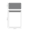 Brabantia Stackable Canister, 5.4 Litre, Tasty+, Light Grey