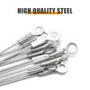 Jiozermi 10 Pcs 8" Cabinet Door Restraint, Stainless Steel Restraint