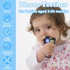 2 Pack Silicone Teething Toys for Babies 0-6 Months, Teethers