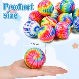 Kleemeiero Pack of 12 Stress Balls Children Colourful Anti-Stress Balls Set Anti-Stress Balls 6.3 cm Anti-Stress Ball Adult Party Bag Children's Birthday Squishy Ball Anti-Stress Toy Kneading Ball for