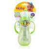 Nuby Non-Drip 3-Stage Bottle 11 Ounce, 2 Count, Blue/Green