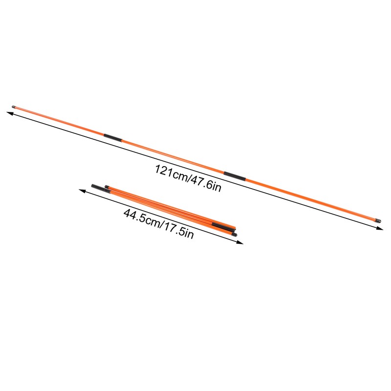 Fiberglass Golf Alignment Stick ThreeFold Direction Indicator Golf Equipment Accessories
