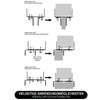 com-four® 4x flower box holder for balcony parapets and railings