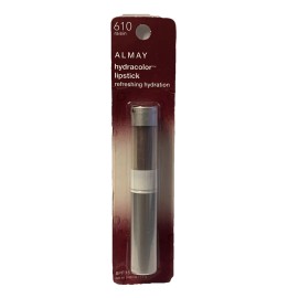 Almay Hydracolor Lipstick, SPF 15, 610 Raisin, Net Wt. 0.006 oz