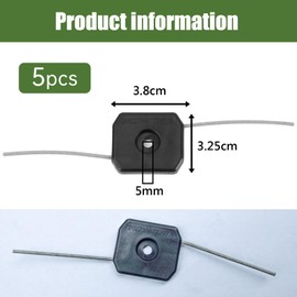 5 Pcs String Trimmer Head 150mm Trimmer Line Lightweight Portable Trimmer Head Replacement Parts Garden Tool Strimmer Accessories for Electric Grass Trimmers Trimming Gardens Lawns Crops