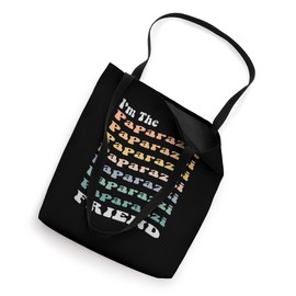 Funny Paparazzi Friend Retro Matching Bachelorette Party Tote Bag