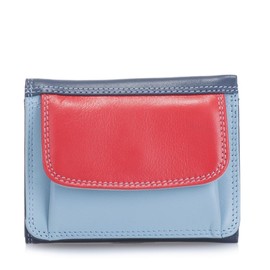 mywalit Mini Tri-fold Leather Wallet | 3 Card Slot | Note Section & Coin Pocket | Royal | Stylish & Compact Accessory for Men & Women | Perfect for Everyday Use