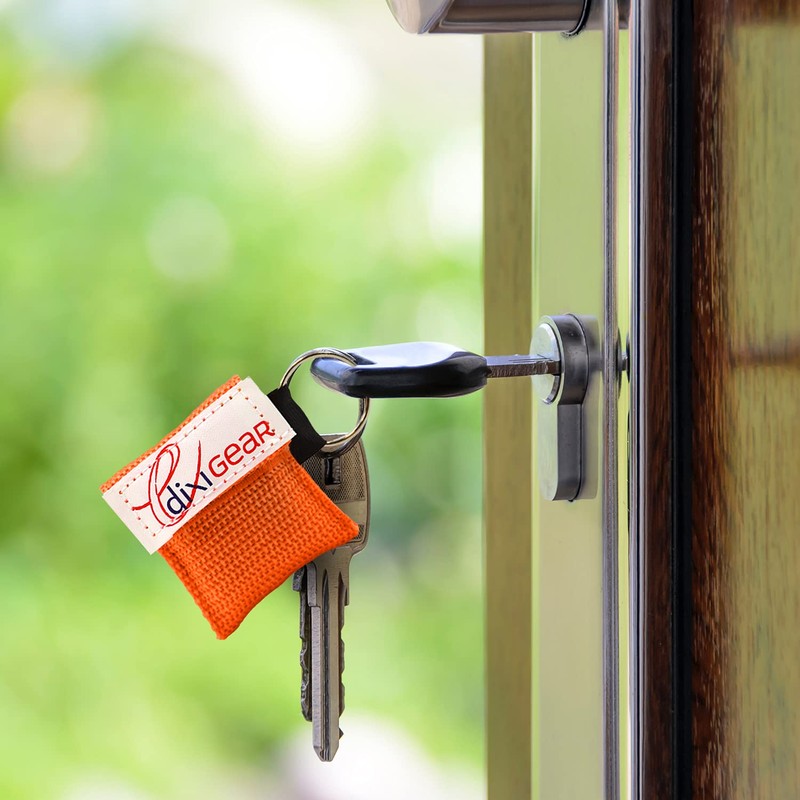 Dixie EMS CPR Mask for Pocket or Key Chain, CPR