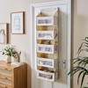 6-Tier Over-the-Door Hanging Organizer for Everyday Storage – Space-Saving Fabric