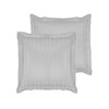 De Witte Lietaer Combed Cotton Pillowcase, Silver, 60 x 70