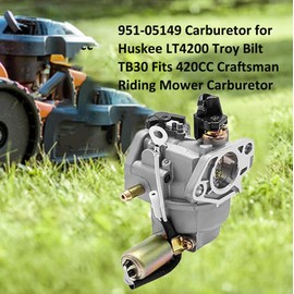 951-05149 Carburetor Compatible for Huskee LT4200 Troy Bilt TB30 Fits 420CC Craftsman Riding Mower Carburetor LT4200 T1000 T1200 R1000 Cub C-adet CC30 CC760ES MTD Engine Parts