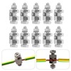 Cable Clamp, 10PCS Copper Solar Panel Cable Clip Solar Panel
