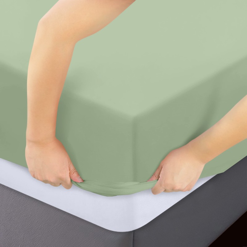 Utopia Bedding King Fitted Sheet - Bottom Sheet - Deep