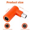 DC 7909 Female to DC 8020 Male Adapter, 90 Degree