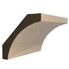 EWCR50 Cove Crown 1" x 4-5/8" Unfinished 3-1/4" High x