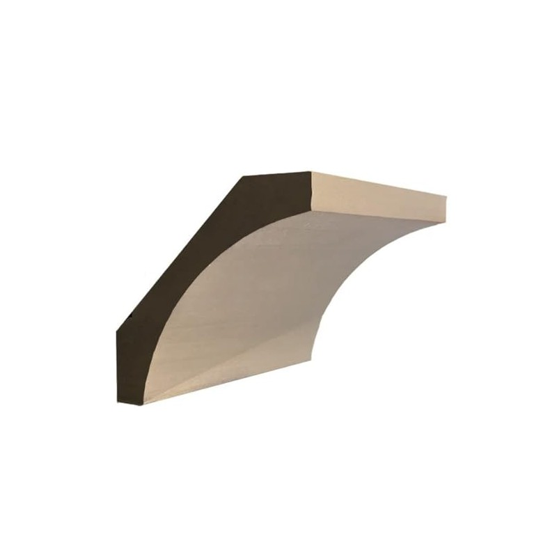 EWCR50 Cove Crown 1" x 4-5/8" Unfinished 3-1/4" High x