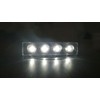 24v Clear Front Led Visor Drl Marker Position Light 1X