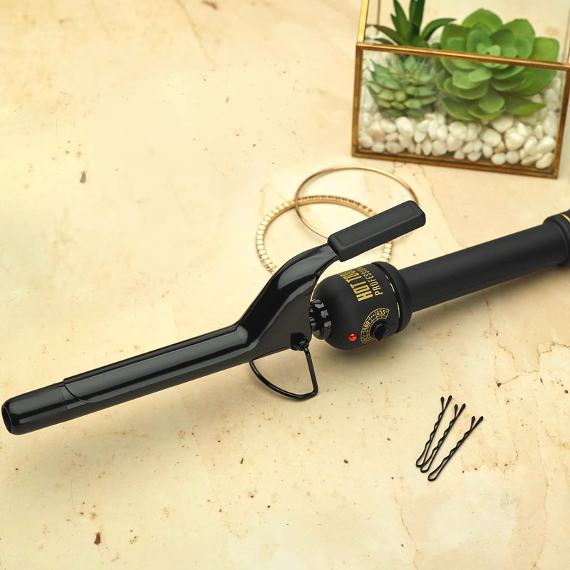 HOT TOOLS Pro Artist Black Gold Curling Iron, 3/4 "