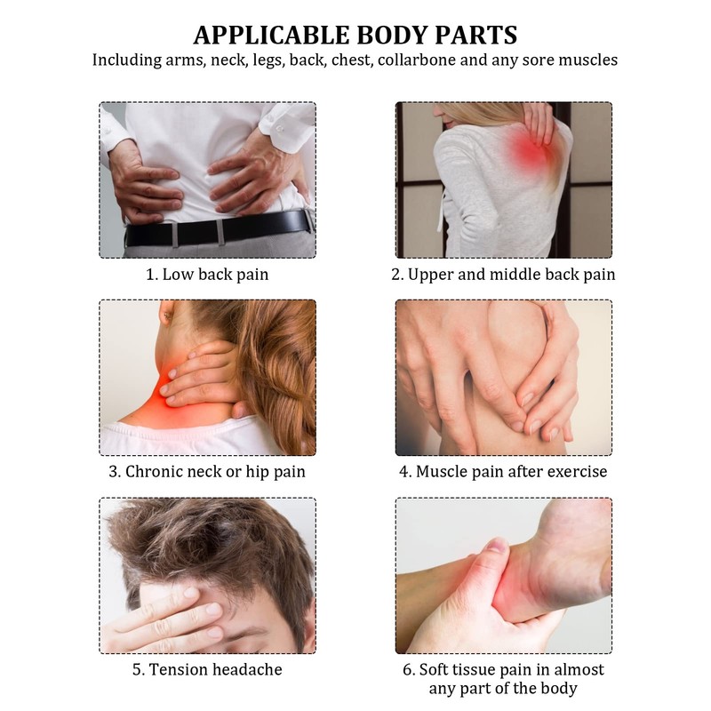 Acupressure Gun Deep Tissue Massage Tool Acupoint Physiotherapy Massager Handheld