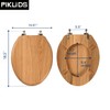 Toilet Seat, Oak Wood, Solid Wood, High Gloss Finish, PIKLiDS