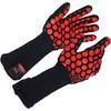 J H Heat Resistant Oven Glove:EN407 Certified 932 °F, 2