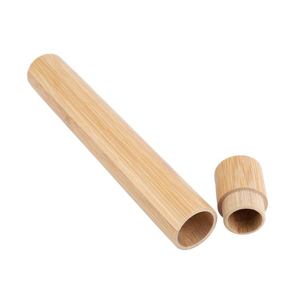 Natural Bamboo Toothbrush Holder Portable Eco-Friendly Toothbrush Travel Box Storage Case