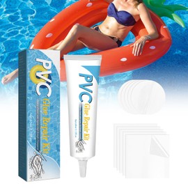Rakiuty PVC Repair Kit, Pool Repair Kit, Waterproof Air Mattress Repair Kit 2025, 60 ml